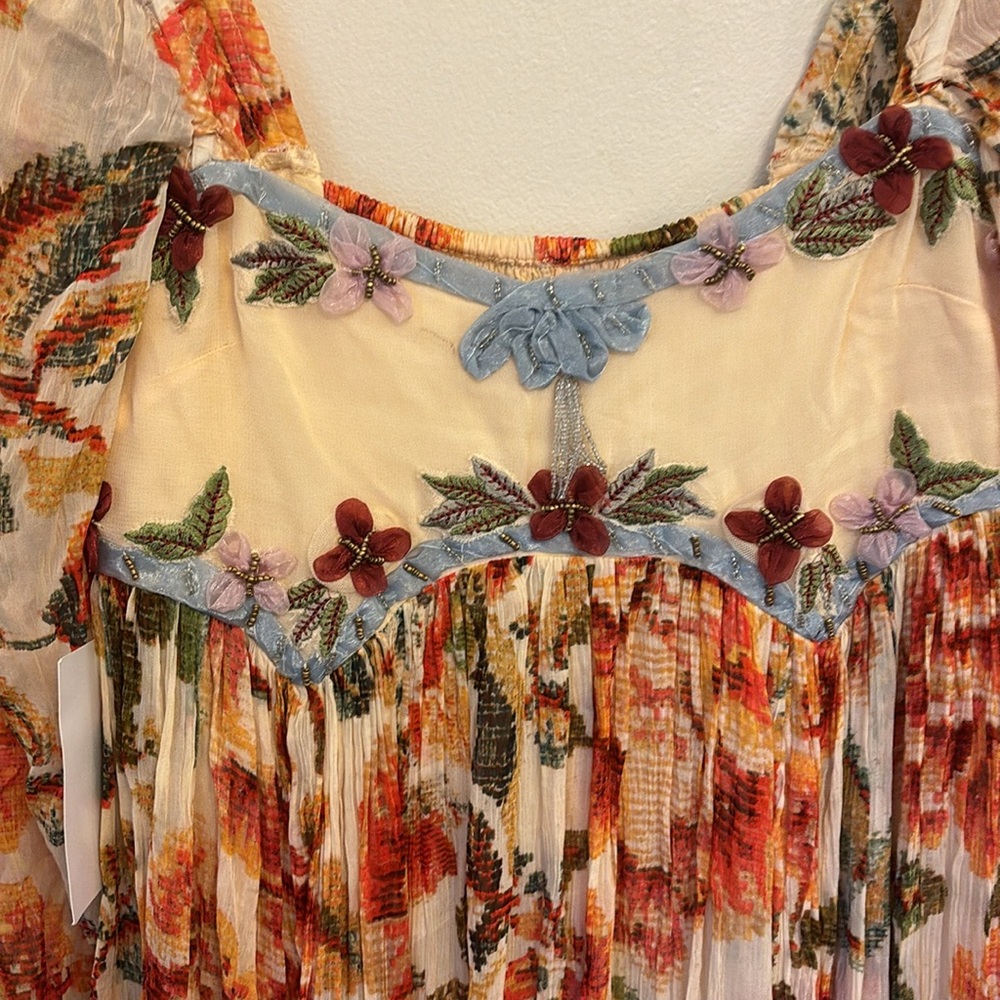 NWT Free People Timeless Tapestry Dress - Picture 6 of 10